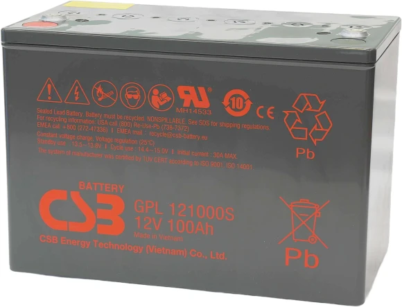 Батарея для ИБП CSB GPL12850 FR 12В 85Ач Батарея для ИБП CSB GPL12850 FR 12В 85Ач