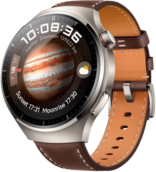 Смарт-часы Huawei Watch 4 Pro Medes-L19L 1.5" AMOLED корп.серебристый рем.темно-коричневый разм.брасл.:140-210мм (55020APB) Смарт-часы Huawei Watch 4 Pro Medes-L19L 1.5" AMOLED корп.серебристый рем.темно-коричневый разм.брасл.:140-210мм (55020APB)