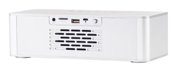 Радиобудильник Hyundai H-RCL360 белый LCD подсв:белая часы:цифровые FM