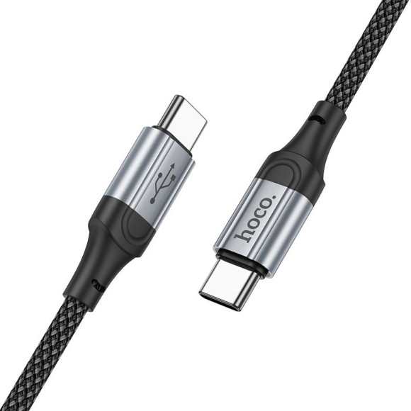Кабель Hoco X102 Fresh Type-C to Type-C USB Type-C (m)-USB Type-C (m) 1м черный коробка Кабель Hoco X102 Fresh Type-C to Type-C USB Type-C (m)-USB Type-C (m) 1м черный коробка