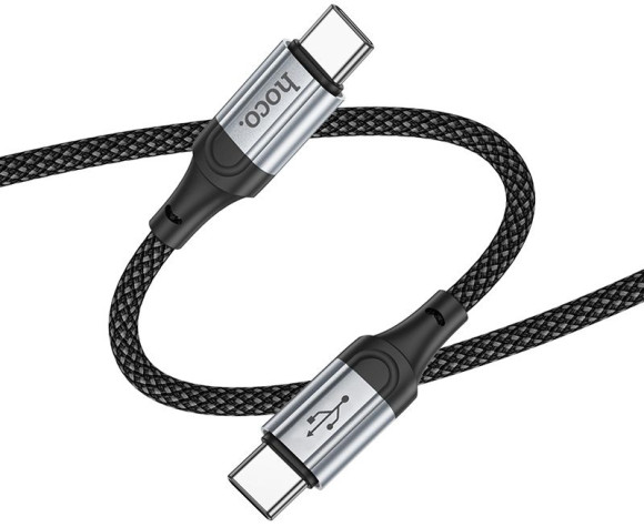 Кабель Hoco X102 Fresh Type-C to Type-C USB Type-C (m)-USB Type-C (m) 1м черный коробка Кабель Hoco X102 Fresh Type-C to Type-C USB Type-C (m)-USB Type-C (m) 1м черный коробка