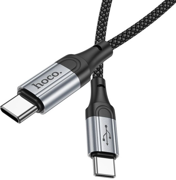 Кабель Hoco X102 Fresh Type-C to Type-C USB Type-C (m)-USB Type-C (m) 1м черный коробка Кабель Hoco X102 Fresh Type-C to Type-C USB Type-C (m)-USB Type-C (m) 1м черный коробка