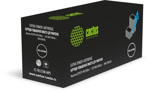 Картридж лазерный Cactus CS-TK5370M-MPS пурпурный (13000стр.) для Kyocera ECOSYS PA3500cx/ECO MA3500cix/MA3500cifx с чипом