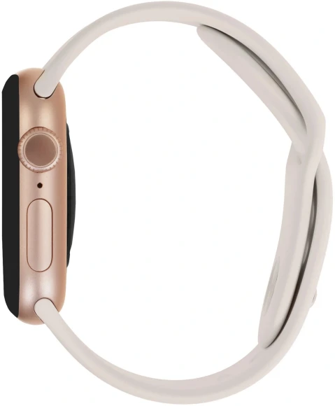 Смарт-часы Apple Watch Series 11 A3333 46мм OLED корп.розовое золото Sport Band рем.белый разм.брасл.:S/M (MEV64LW/A)