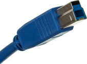 Кабель Buro USB A(m) USB B(m) 1.8м (USB3.0-AM/BM) синий Кабель Buro USB A(m) USB B(m) 1.8м (USB3.0-AM/BM) синий