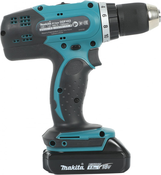 Дрель-шуруповерт Makita DDF453SYX5 аккум. патрон:быстрозажимной