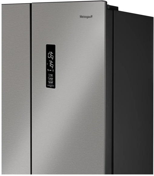 Холодильник Weissgauff WCD 450 X NoFrost Inverter 2-хкамерн. нержавеющая сталь инвертер Холодильник Weissgauff WCD 450 X NoFrost Inverter 2-хкамерн. нержавеющая сталь инвертер