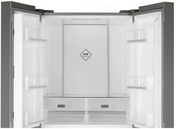 Холодильник Weissgauff WCD 450 X NoFrost Inverter 2-хкамерн. нержавеющая сталь инвертер Холодильник Weissgauff WCD 450 X NoFrost Inverter 2-хкамерн. нержавеющая сталь инвертер