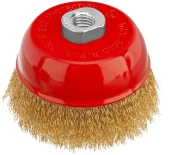 Щетка дисковая по мет. Matrix 74605 d=100мм d(посад.)=14мм (угловые шлифмашины) (упак.:1шт)