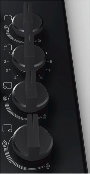 Газовая варочная поверхность Bosch PBY6C6B62O черный Газовая варочная поверхность Bosch PBY6C6B62O черный