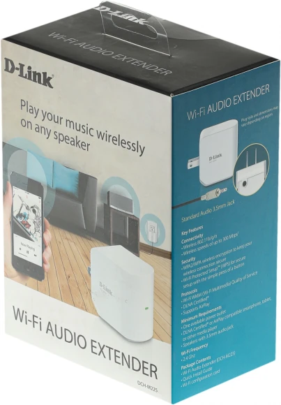 Повторитель беспроводного сигнала D-Link DCH-M225/A1A N300 Wi-Fi