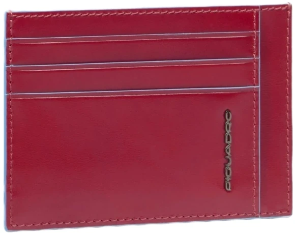 Чехол для кредитных карт Piquadro Blue Square PP2762B2R/R красный натур.кожа Чехол для кредитных карт Piquadro Blue Square PP2762B2R/R красный натур.кожа