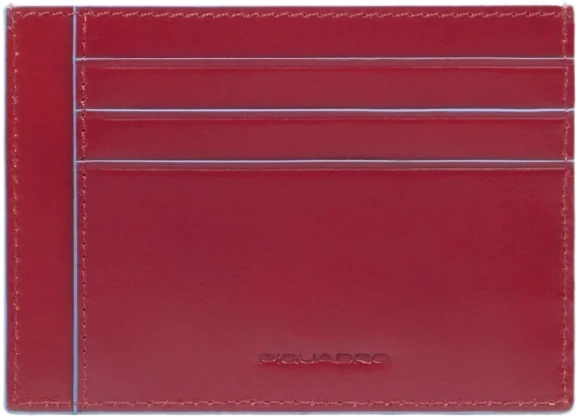 Чехол для кредитных карт Piquadro Blue Square PP2762B2R/R красный натур.кожа Чехол для кредитных карт Piquadro Blue Square PP2762B2R/R красный натур.кожа