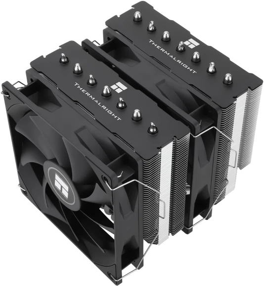 Устройство охлаждения(кулер) Thermalright Phantom Spirit 120 SE Soc-AM5/AM4/1200/1700/1851 серебристый/черный 4-pin 25.6dB Al+Cu 765gr Ret (PS120-SE)