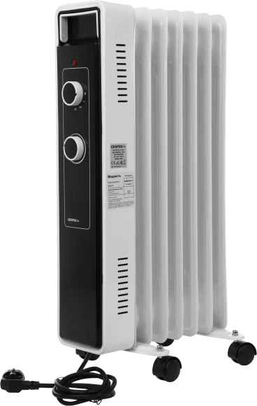 Радиатор масляный Centek CT-6222-7 1500Вт белый