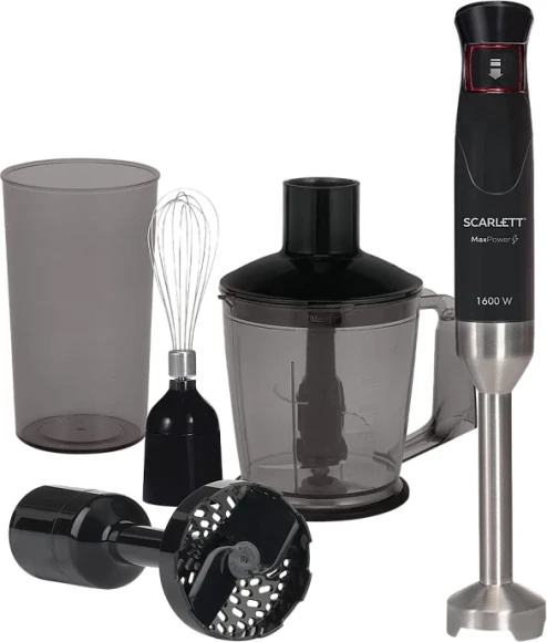Блендер погружной Scarlett SC-HB42M35 1600Вт черный Блендер погружной Scarlett SC-HB42M35 1600Вт черный