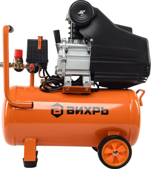 Компрессор поршневой Вихрь КМП-260/24 масляный 260л/мин 24л 2000Вт оранжевый/черный Компрессор поршневой Вихрь КМП-260/24 масляный 260л/мин 24л 2000Вт оранжевый/черный