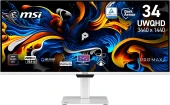Монитор MSI 34" Max 341QPXW14G белый QD OLED LED 21:9 HDMI M/M полуматовая HAS Piv 250cd 178гр/178гр 3440x1440 144Hz FreeSync Premium Pro DP UW USB 8.9кг Монитор MSI 34" Max 341QPXW14G белый QD OLED LED 21:9 HDMI M/M полуматовая HAS Piv 250cd 178гр/178гр 3440x1440 144Hz FreeSync Premium Pro DP UW USB 8.9кг