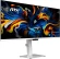 Монитор MSI 34" Max 341QPXW14G белый QD OLED LED 21:9 HDMI M/M полуматовая HAS Piv 250cd 178гр/178гр 3440x1440 144Hz FreeSync Premium Pro DP UW USB 8.9кг