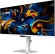 Монитор MSI 34" Max 341QPXW14G белый QD OLED LED 21:9 HDMI M/M полуматовая HAS Piv 250cd 178гр/178гр 3440x1440 144Hz FreeSync Premium Pro DP UW USB 8.9кг