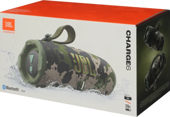 Колонка порт. JBL Charge 6 камуфляж 45W 1.0 BT 10м 7500mAh (JBLCHARGE6SQUAD)