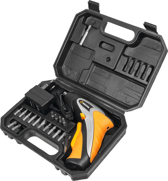 Отвертка аккум. Вихрь ОА-3,6-К аккум. патрон:Шестигранник 6.35 мм (1/4) (кейс в комплекте) (72/14/10)