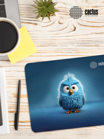 Коврик для мыши Cactus Bird 220x180x2мм (CS-MPC-P13XS) Коврик для мыши Cactus Bird 220x180x2мм (CS-MPC-P13XS)