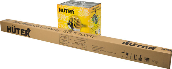 Триммер бензиновый Huter GGT-1900T 1900Вт 2.5л.с. неразбор.штан. реж.эл.:леска