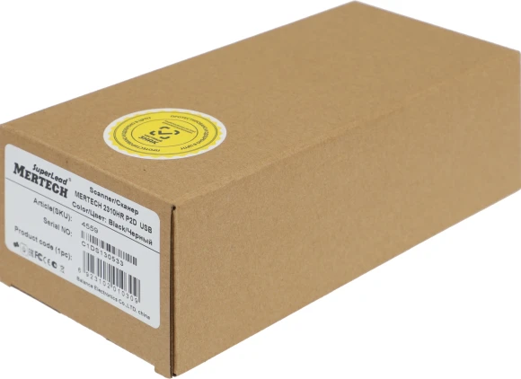 Сканер штрих-кода Mertech 2310 HR Superlead 2D проводной черный (4559)