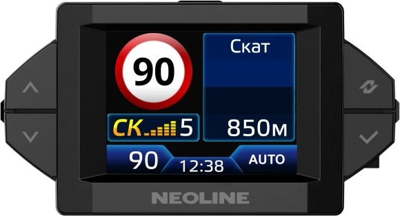 Видеорегистратор с радар-детектором Neoline X-Cop citysmart GPS ГЛОНАСС черный Видеорегистратор с радар-детектором Neoline X-Cop citysmart GPS ГЛОНАСС черный