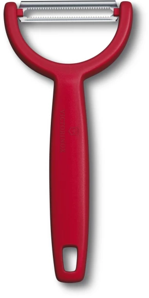Овощечистка Victorinox Iotaс лезвием двухсторон. красный упак.:европодвес (6.0943.1)