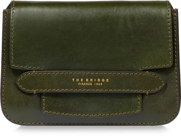 Сумка женская The Bridge Lucrezia 04192001/YF темно-коричневая натур.кожа