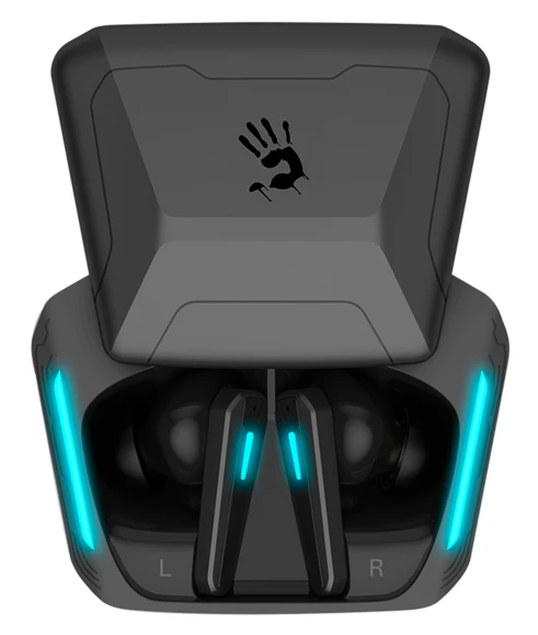 Гарнитура внутриканальные A4Tech Bloody M70 черный/синий беспроводные bluetooth в ушной раковине (M70 BLACK+BLUE) Гарнитура внутриканальные A4Tech Bloody M70 черный/синий беспроводные bluetooth в ушной раковине (M70 BLACK+BLUE)