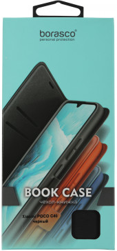 Чехол (флип-кейс) BoraSCO для Xiaomi Poco C40 Book Case черный (70748) Чехол (флип-кейс) BoraSCO для Xiaomi Poco C40 Book Case черный (70748)