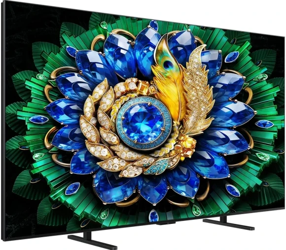 Телевизор QLED TCL 75" 75A400M QD-MiniLED (2026) Slim черный 4K Ultra HD 144Hz MEMC DVB-T DVB-T2 DVB-C DVB-S DVB-S2 USB WiFi Smart TV