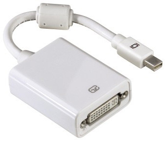 Адаптер Hama miniDisplayPort (m) DVI-D (f) 0.1м (00053248) феррит.кольца