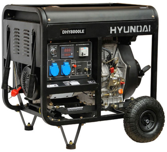 Генератор Hyundai DHY 8000LE 6.5кВт Генератор Hyundai DHY 8000LE 6.5кВт