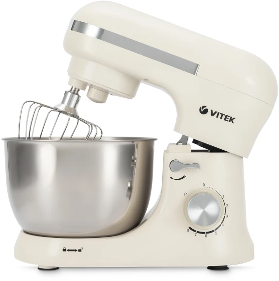 Миксер планетарный Vitek VT-PM0110 1500Вт кремовый