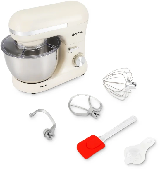 Миксер планетарный Vitek VT-PM0110 1500Вт кремовый