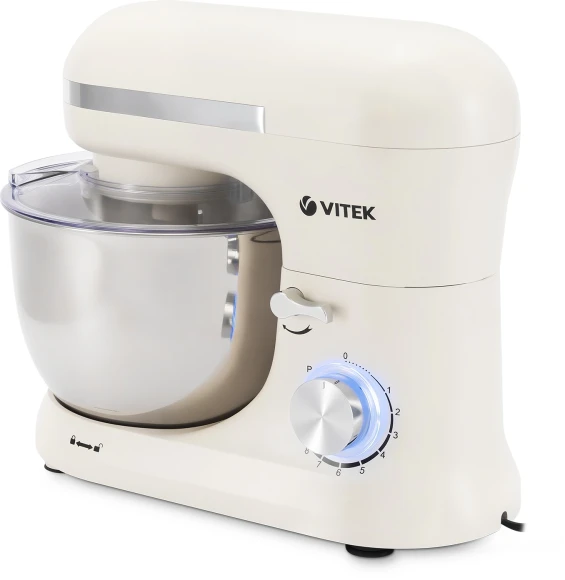 Миксер планетарный Vitek VT-PM0110 1500Вт кремовый