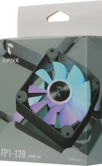 Вентилятор для корпуса Aerocool APNX FP1-120 ARGB 120х120x30 черный 4-pin 33дБ (FP1-120 BK) Ret