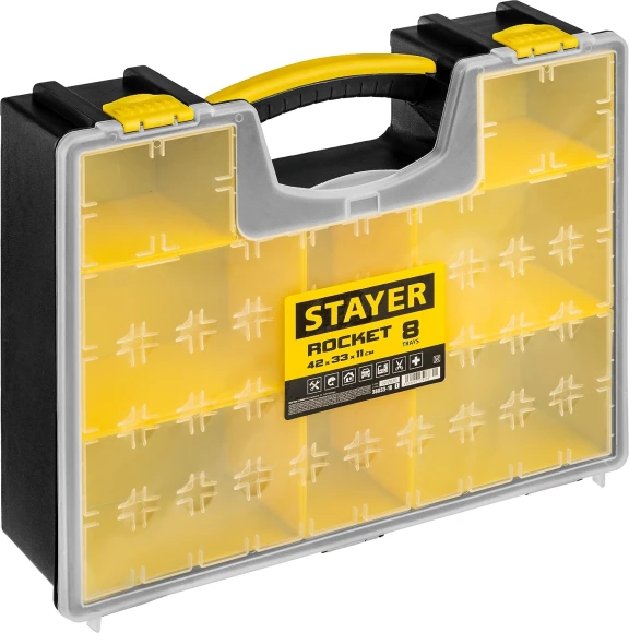 Органайзер Stayer 38033-16_z01 8отд. черный Органайзер Stayer 38033-16_z01 8отд. черный