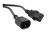 Шнур питания Hyperline PWC-IEC13-IEC14-1.0-BK C13-С14 проводник.:3x0.75мм2 1м 230В 10А (упак.:1шт) черный