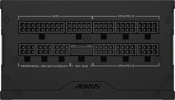 Блок питания Gigabyte ATX 850W Aorus Elite GP-AE850PM PG5 Gen.5 80+ platinum (20+4pin) APFC 120mm fan 8xSATA Cab Manag RTL