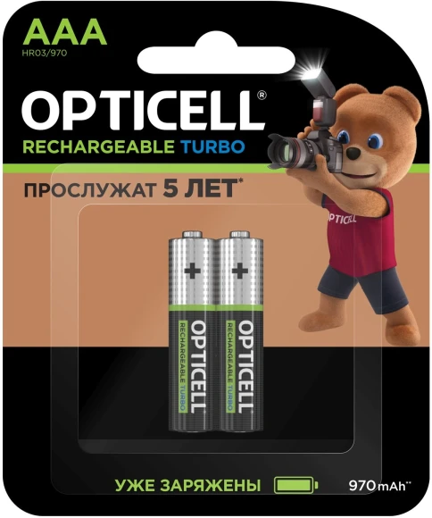 Аккумулятор Opticell Turbo 6080002 AA NiMH 2600mAh (4шт) блистер