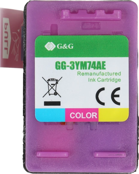 Картридж струйный G&G GG-3YM74AE 653 многоцветный (18мл) для HP DeskJet Plus Ink Advantage 6075/6475
