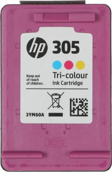 Картридж струйный HP 305 (3YM60AE+3YM61AE) 6ZD17AE черный/трехцветный печ.гол.в компл. (120стр.) (2мл) для HP DJ 2300/2700/2730/4100/4134 Картридж струйный HP 305 (3YM60AE+3YM61AE) 6ZD17AE черный/трехцветный печ.гол.в компл. (120стр.) (2мл) для HP DJ 2300/2700/2730/4100/4134