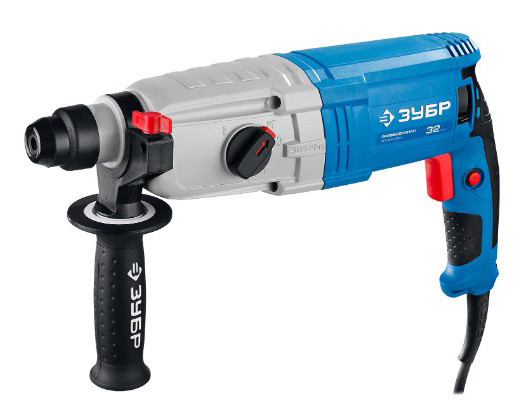 Перфоратор Зубр ЗП-32-1100 К патрон:SDS-plus уд.:3.4Дж 1100Вт (кейс в комплекте)