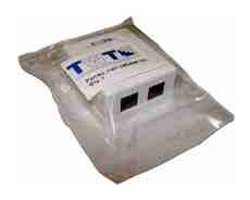 Розетка Lanmaster TWT-SM2-4512-WH настен.RJ45+RJ12 1 кат.5E UTP бел. (упак.:1шт)