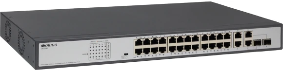 Коммутатор Origo OS2228P/370W OS2228P/370W/A1A 28x1Гбит/с 2xКомбо(1000BASE-T/SFP) 2SFP 24PoE+ 370W неуправляемый Коммутатор Origo OS2228P/370W OS2228P/370W/A1A 28x1Гбит/с 2xКомбо(1000BASE-T/SFP) 2SFP 24PoE+ 370W неуправляемый